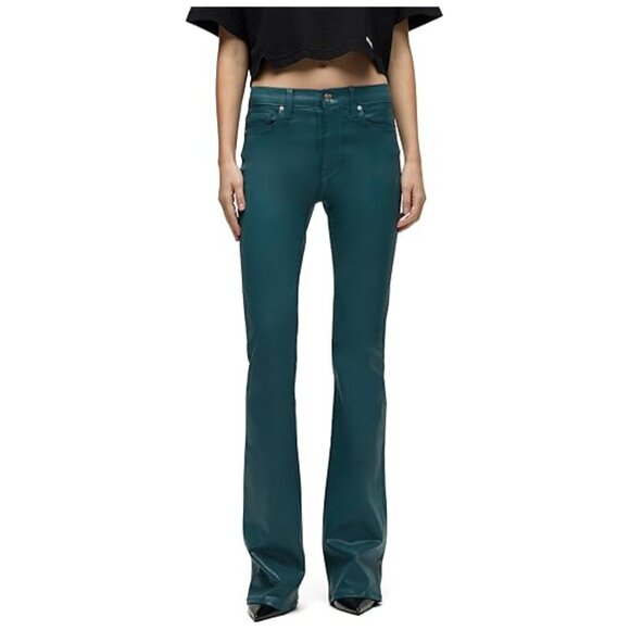 NWT Hudson Womens Barbara Coated High Rise Bootcut Jean Size 23 - Picture 1 of 8